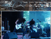 Tablet Screenshot of ciclonmetal80.com